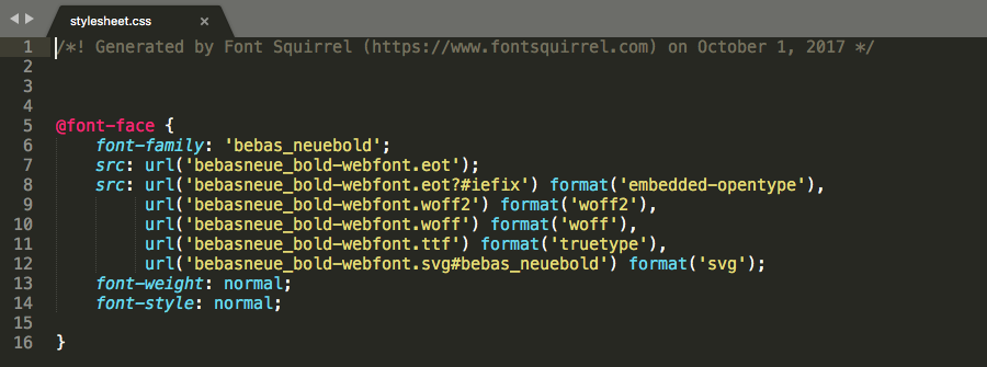stylesheet_fontsquirrel_BEBAS